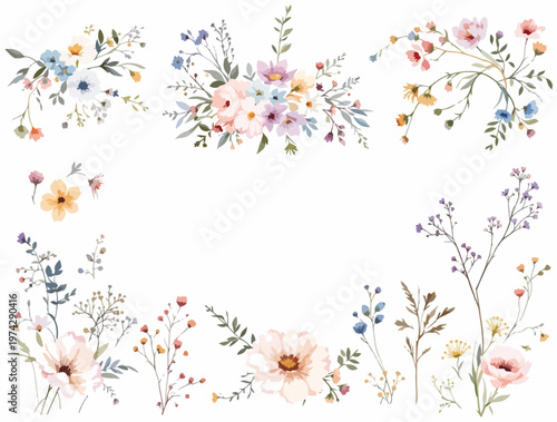 Where delicate flowers dance in light, painting calm across an empty space