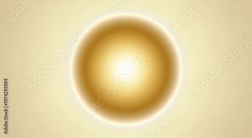 Bright Glowing Sphere with Radiant Light Effect.