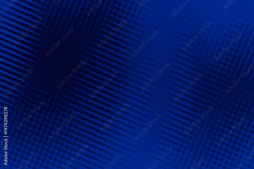 Obraz premium Abstract Blue Diagonal Grid Pattern Background With Deep Gradient Texture for Modern Design