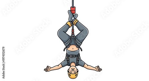 Adventure Athlete Finds Inner Peace While Suspended Upside Down