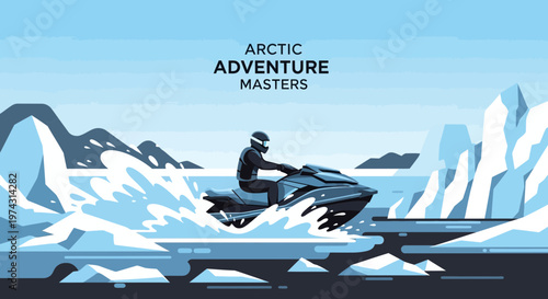 Arctic Jet Ski Adventure Masters High Speed Thrills Through Icy Waters