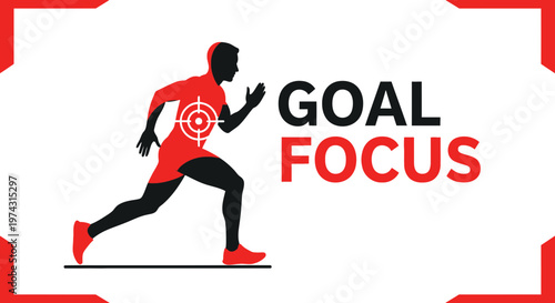 Athlete Running Towards Their Goals With Laser Focus And Determination