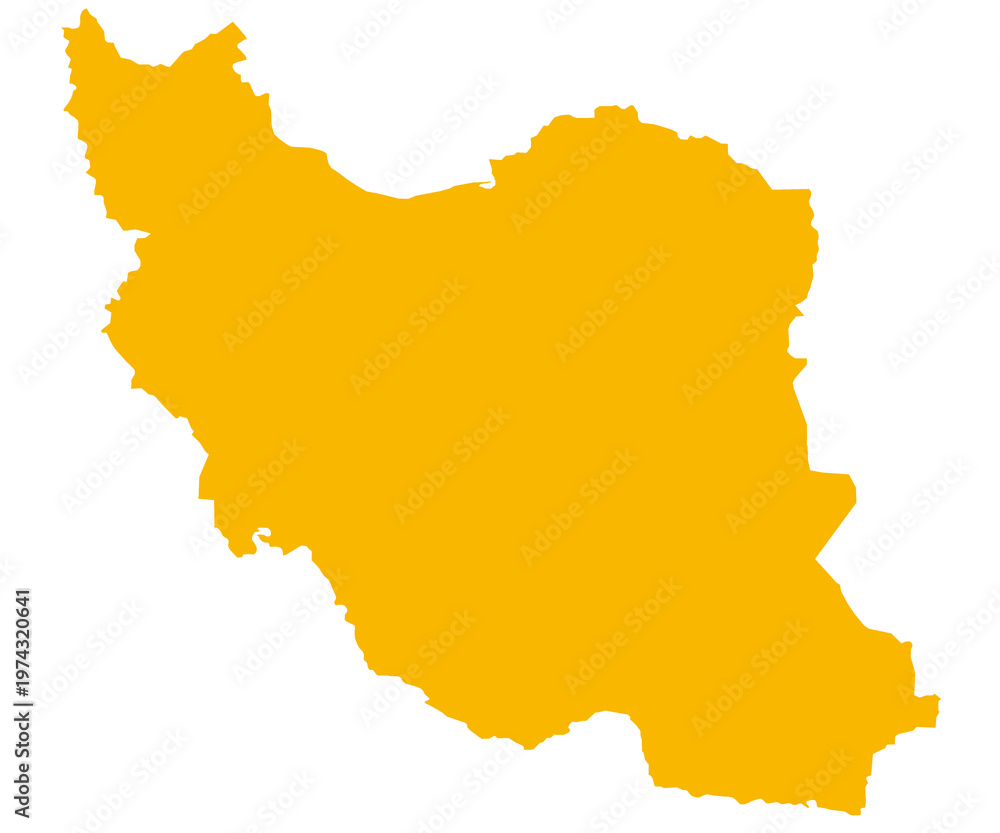 Obraz premium PNG converted and cleaned map of Iran.