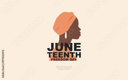 Juneteenth Freedom Day banner.	