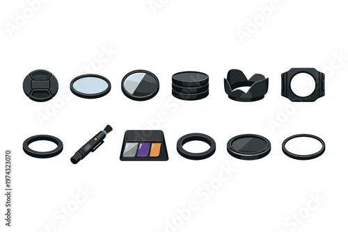 Camera Lens Accessories Collection