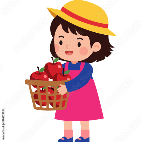 Activities of a Farmer Illustration