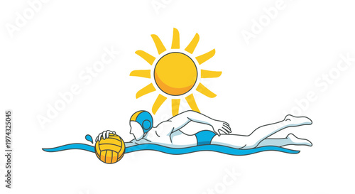 Athletic Swim Under Sunny Skies