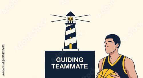 Basketball Leader Mentoring Players With Visionary Guidance