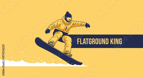 Bold Snowboarder Dominates The Snow With Dynamic Aerial Maneuvers