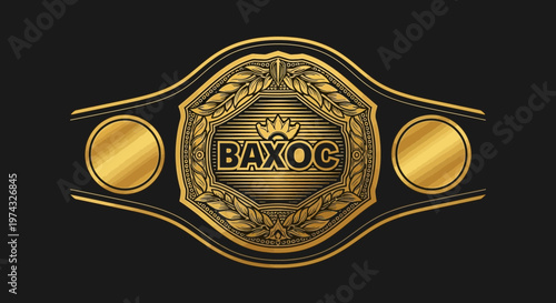 Champion Belt Design Luxury Award Championship Emblem