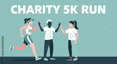 Charity 5K Run Event Celebrating Community and Fitness