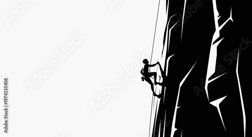 Conquering Summit Ascent Silhouette Climbing Adventure Extreme Sport
