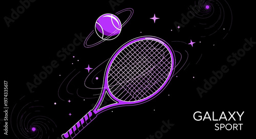 Cosmic Tennis Serve Into The Galactic Unknown