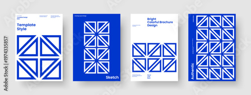 Geometric Brochure Design. Isolated Banner Layout. Creative Report Template. Business Presentation. Flyer. Background. Poster. Book Cover. Journal. Handbill. Portfolio. Brand Identity. Notebook