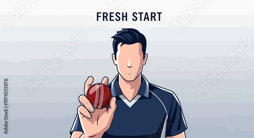 Cricket Player Ready For A New Beginning