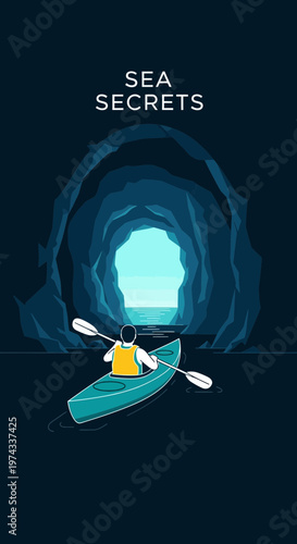 Discovering Hidden Ocean Caves From A Kayak Adventure