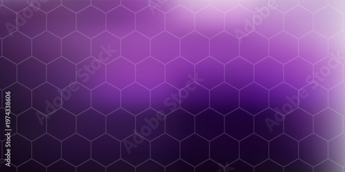 Dark technology hexagonal vector abstract background. Green bright energy flashes under hexagon in dark technology futuristic modern background vector illustration. Gray honeycomb texture grid.