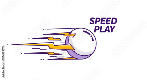 Dynamic Ball Speed Play Motion Graphics With Lightning Effects