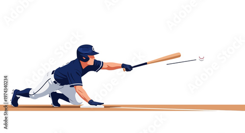 Dynamic Baseball Player Sliding Towards Home Plate A Dramatic Game Moment
