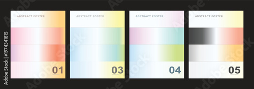 Abstract gradients and color swatches with numbers color sample color scheme digital art color picker color theory web design color variation color options abstract shapes abstract gradient