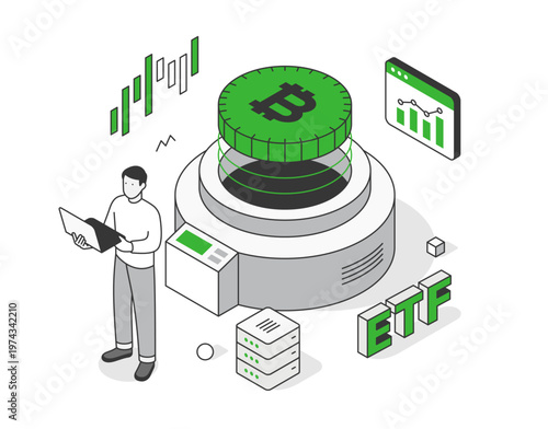 仮想通貨,アイソメ