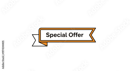 Special Offer Label Tag Icon.