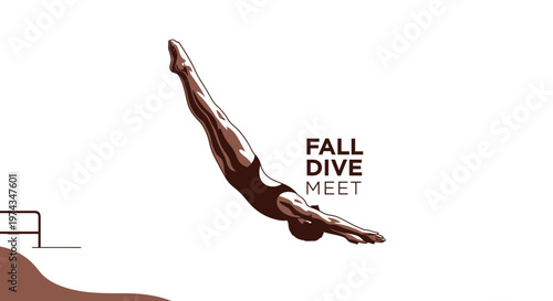 Dynamic Dive Master Capturing Graceful Aerial Acrobatics With Precision and Style