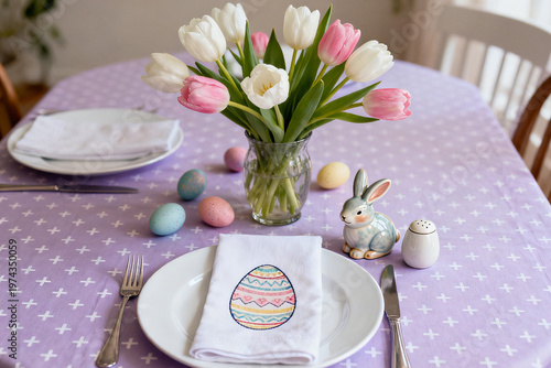 easter table setting