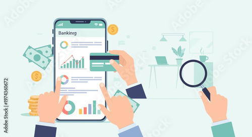 Mobile Banking App Financial Analysis and Investment Management.