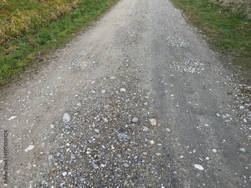 water drops on the road