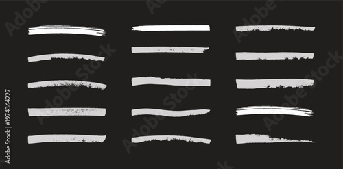 Highlighter Pen Marker Highlighting Brush Strokes Vector Set, Colorful Highlight Lines Text
Underline Marker Stationery School Office Vector Illustration