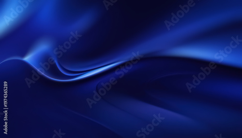 Rich Abstract Blue Background With Smooth Texture and Lines
