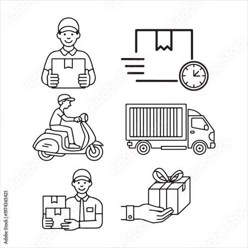 Delivery services with various transportation methods