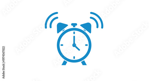 Alarm clock ringing loudly now.