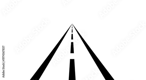 Asphalt Road Lane Highway Markings.