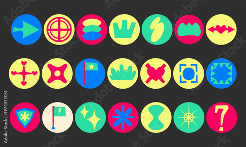 icon pack badges collection bundle