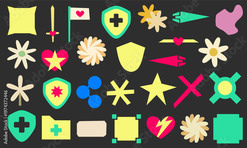 icon pack badges collection bundle
