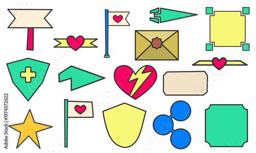 icon pack badges collection bundle