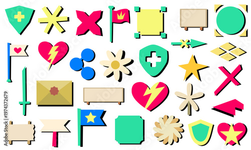 icon pack badges collection bundle