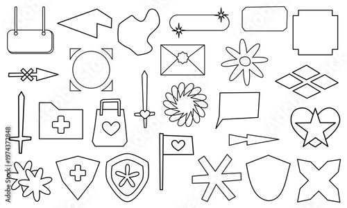 icon pack badges collection bundle