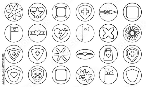icon pack badges collection bundle