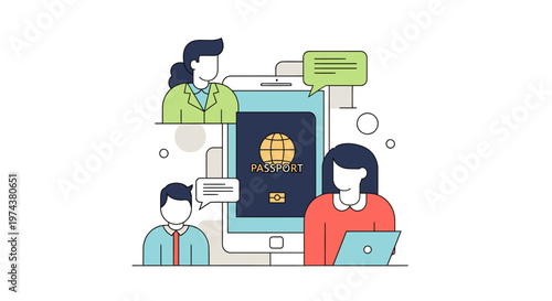Digital communication and global connectivity in customer support services