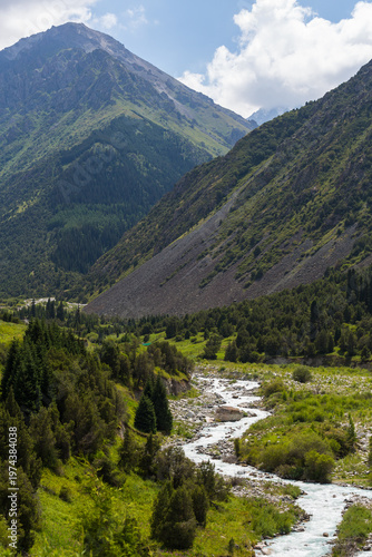 The Ala-Archa Nature Park in Kyrgyzstan