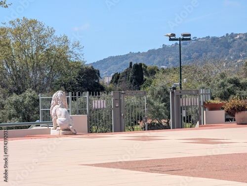 Juan les Pins, walking in the park Exflora