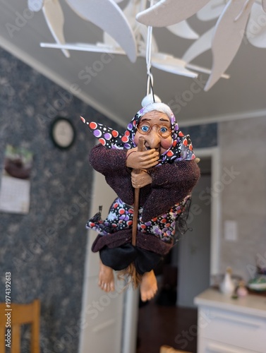 woman in a carnival mask
