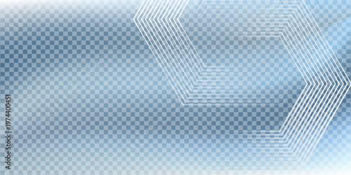 Abstract hexagon lines on gray background. Geometric stripe line art design for poster, brochure, cover, website, banner.