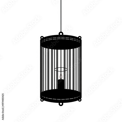 vector illustration of a lantern