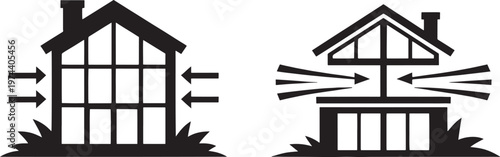 A collection of stylized summer vacation icons depicts tropical beach elements including a palm tree, sunscreen, flip-flops, sunglasses, and a refreshing coconut drink.