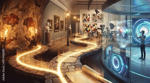 Creative World Art Day Concept with Colorful Abstract Artistic Design and Modern Visual Expression