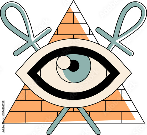 Pyramid Ankh Eye